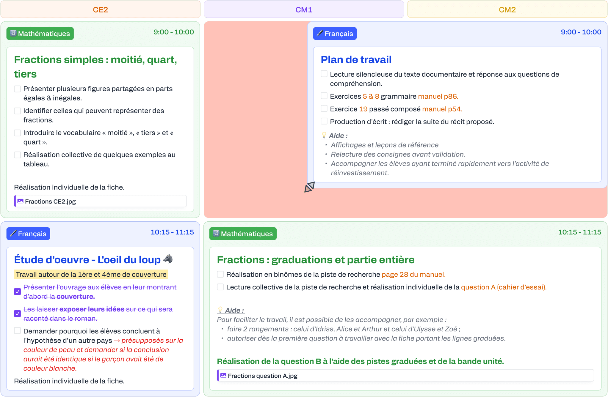 Aperçu du cahier journal Maximômes